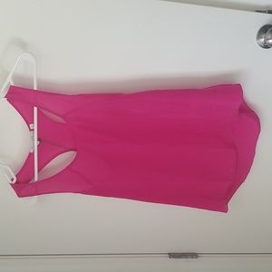 NWT Bella Luxx racerback sheer tank, Size S